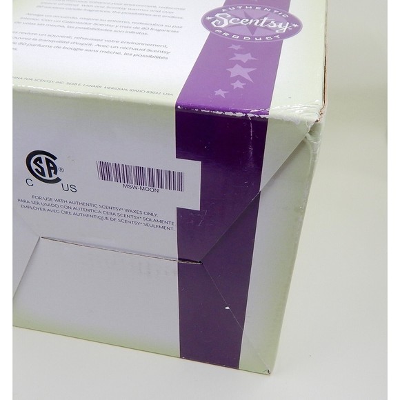 Scentsy Over The Moon Mid-Size Scentsy Warmer Nursey Rhyme Discontinued Retired - Picture 11 of 11